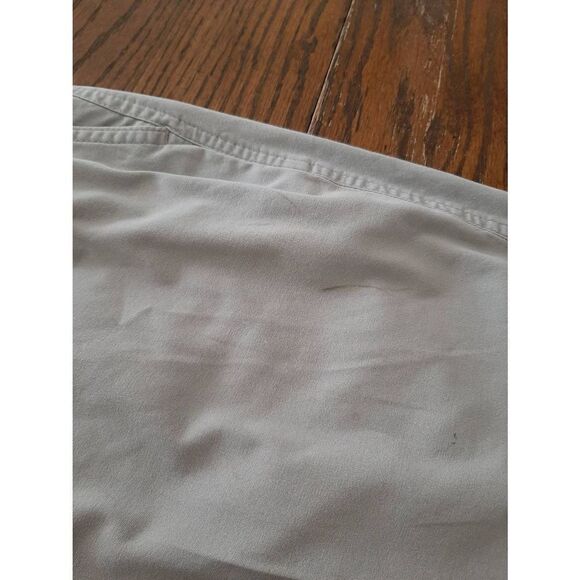 Mens Sz 35W Magellan Outdoors Grey Flat Front High Rise Pleated Leg Long Shorts - Picture 5 of 5